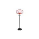 Hathaway Streetball 79" High Adjustable Portable Basketball System | White | BG50365