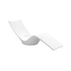Ledge Lounger Autograph Chaise | In-Pool & Poolside Lounge Chaise | White | LL-AG-C-W