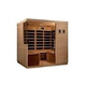 Golden Designs Dynamic La Sagrada 6 Person Ultra Low EMF FAR Infrared Sauna | Hemlock  | DYN-5860-01