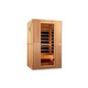 Golden Designs Maxxus Serenity Dual Tech 2 Person Low EMF FAR Infrared Sauna | Hemlock | MX-LS2-01