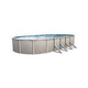 Richland 12'x24' Oval Steel Above Ground Pool with Standard Package | 52" Wall |