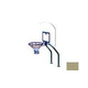 Global Pool Products X2 Basketball Set | 16" Anchor Spacing | Dual Pole with Net & Ball | Sand Frame | No Anchors | GPP-X2BB16-SD