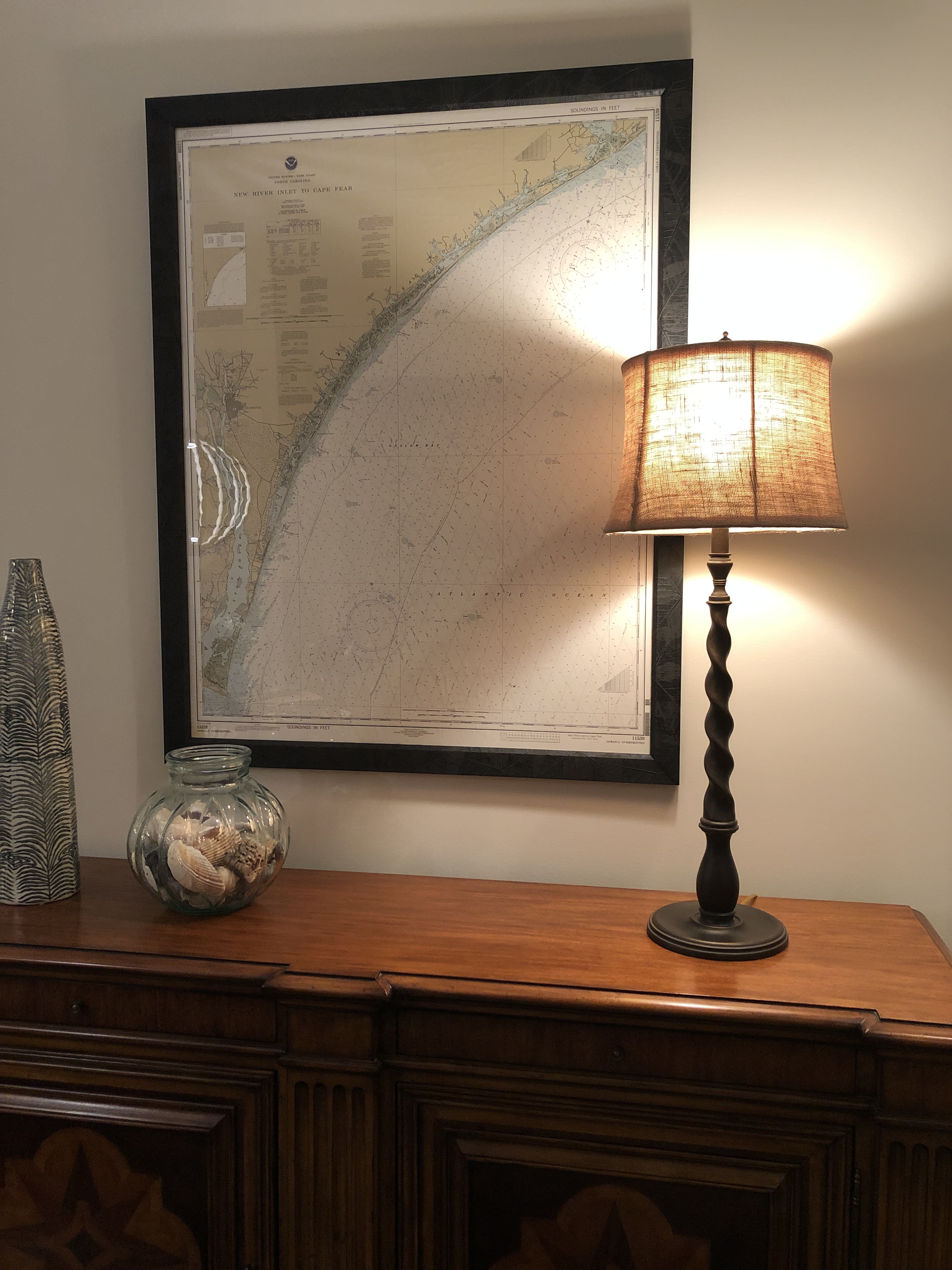 brentwood burlap drum lamp shade