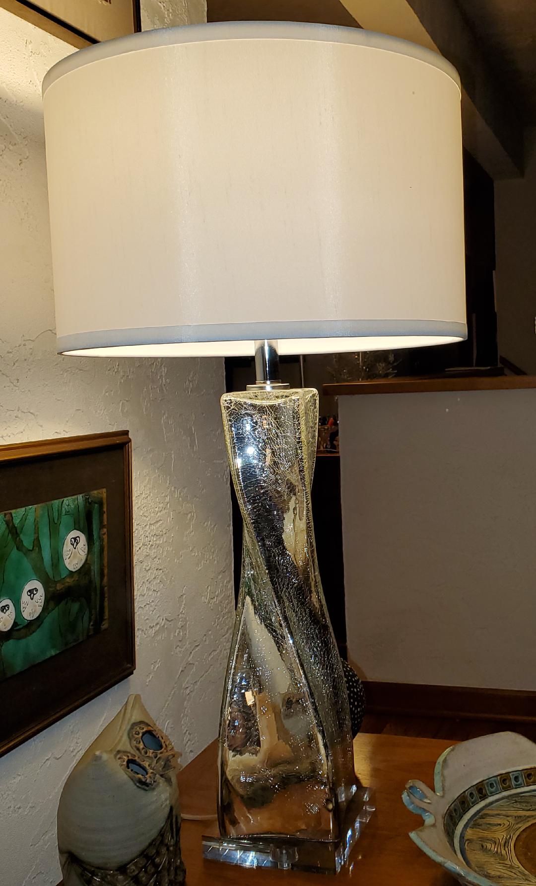 pier one mercury glass lamp