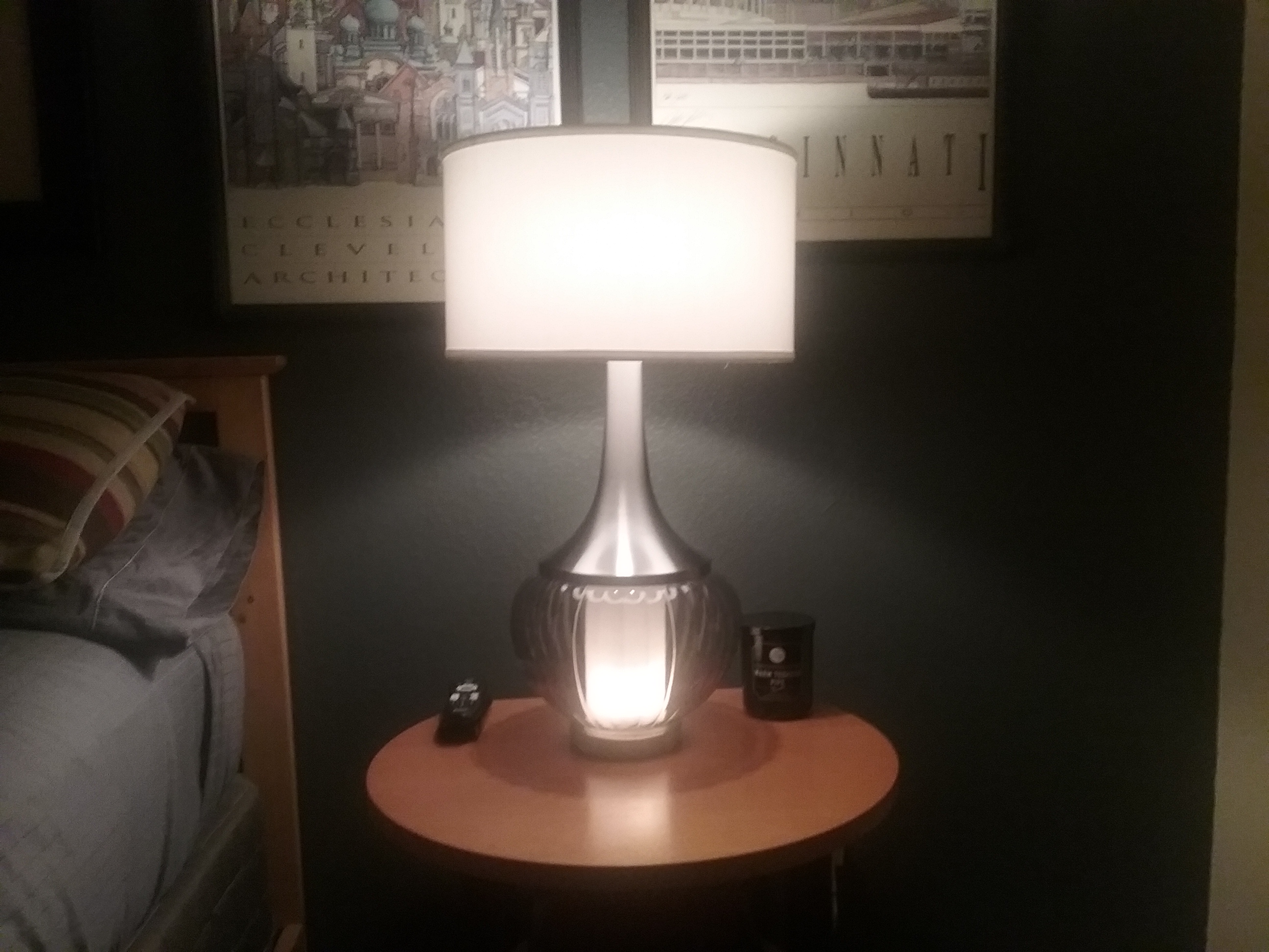 courtney metal and glass night light table lamp