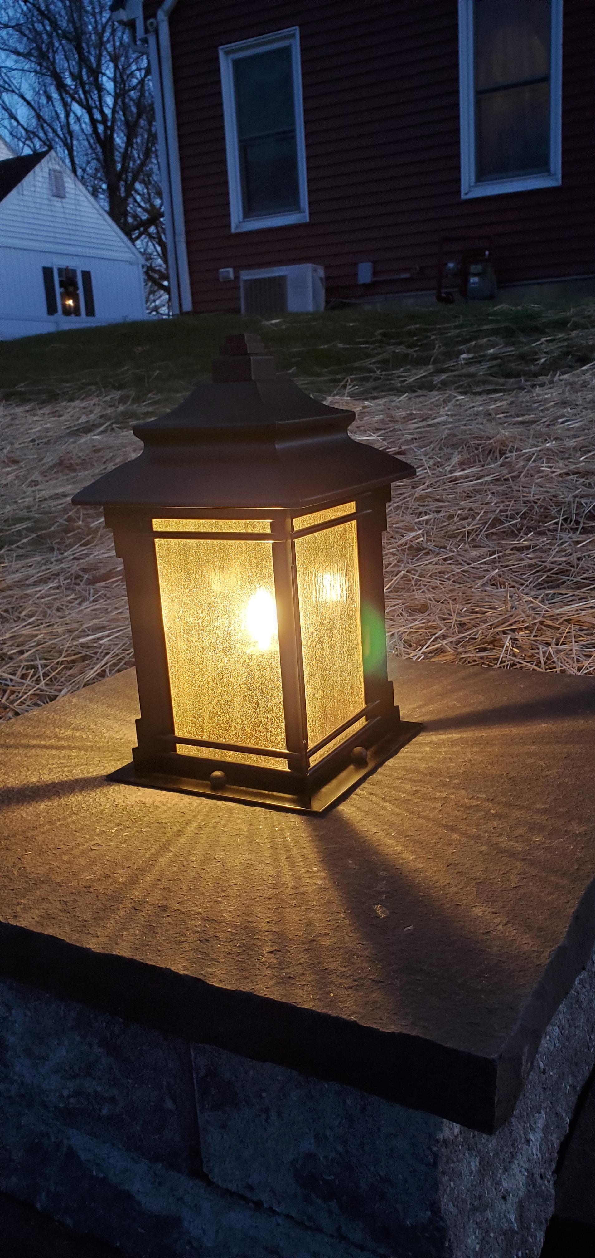 Highpoint Deck Lighting Clear Creek Rail Light - Antique Bronze