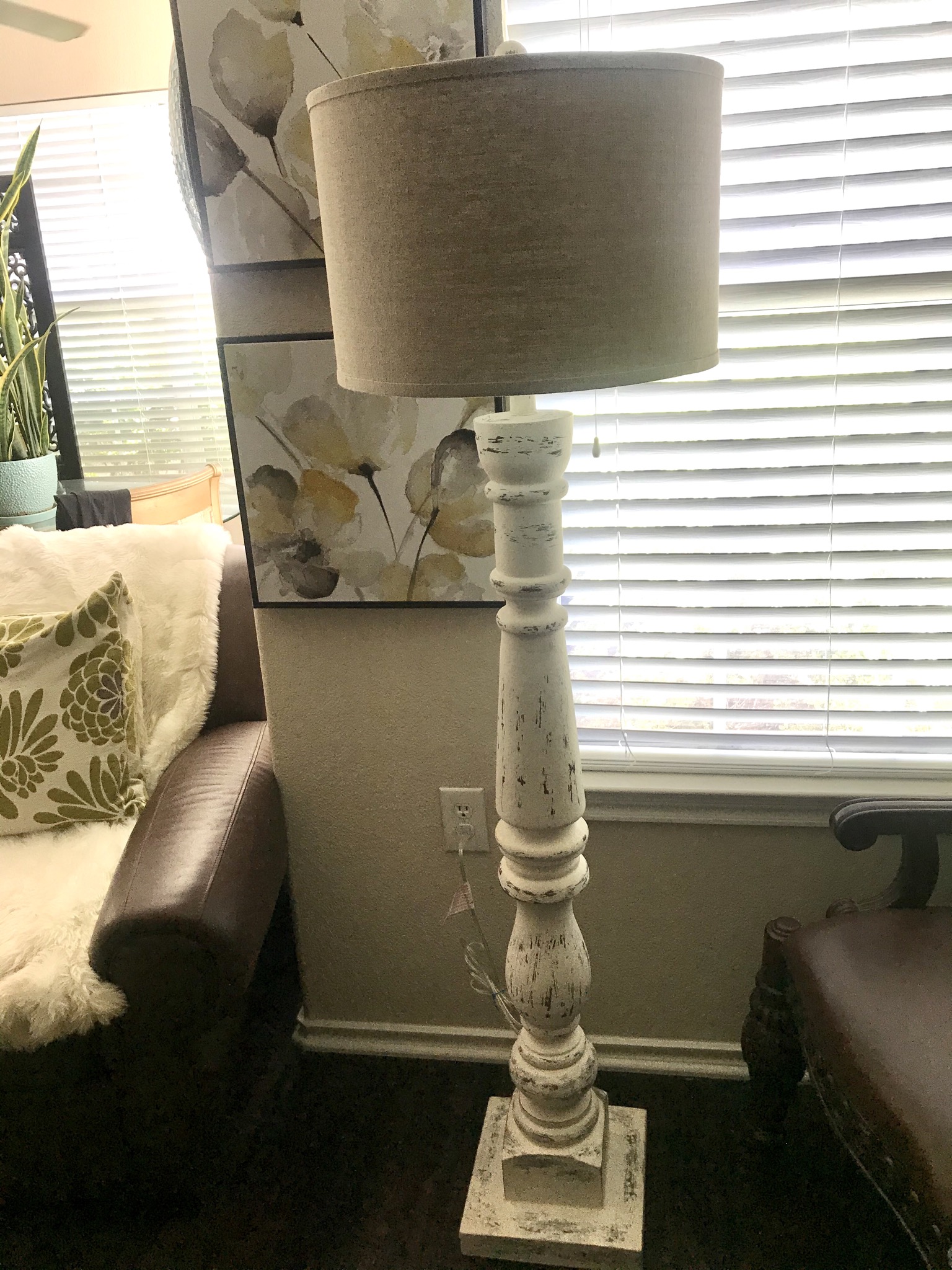 diy farmhouse floor lamp