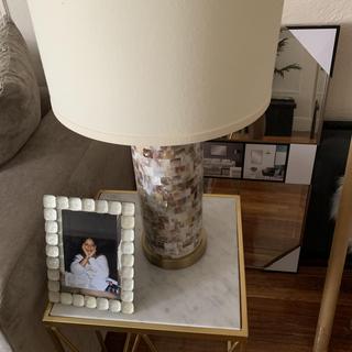 Of Pearl Tile Cylinder Table Lamp, Margaret Mother Of Pearl Table Lamp