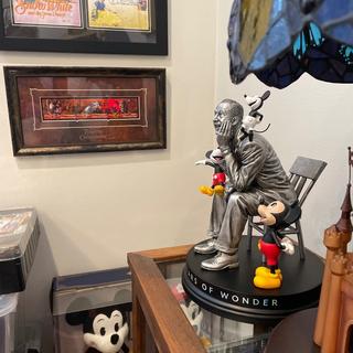 Disney 100 Years of Wonder Figurine Walt with Mickey Mouse Through