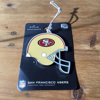 NFL San Francisco 49ers Football Helmet Metal Hallmark