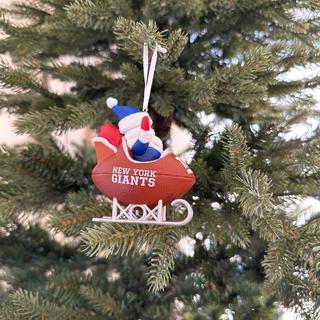 New York Giants Baby Yoda Christmas Tree Ornament