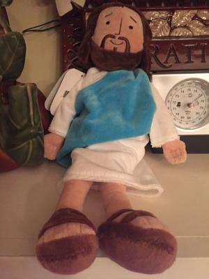 jesus stuffed toy