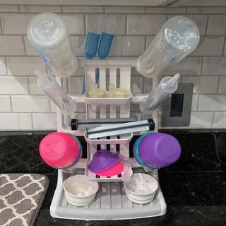  Munchkin® Tidy Dry™ Baby Bottle Drying Rack and 2pk