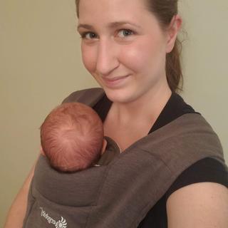  Ergobaby Embrace Cozy Newborn Baby Wrap Carrier (7-25 Pounds),  Ponte Knit, Olive : Baby