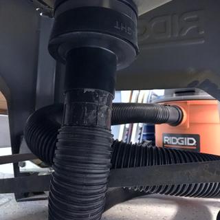 dust port vacuum adapter ridgid saw table