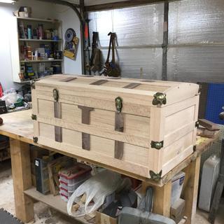 Steamer Trunk Brass Plated Hardware Kit | Rockler Woodworking and Hardware