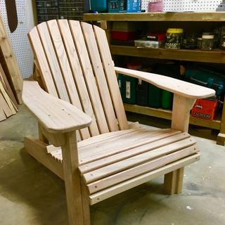 Adirondack Chair Templates with Plan and Stainless Steel 