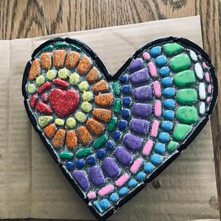 Paint Your Own Stepping Stone: Heart