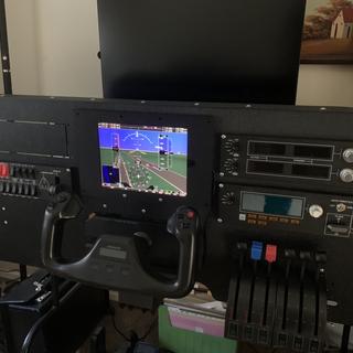 FV3D - Dual Yoke Mid Profile Flight Simulator Kit