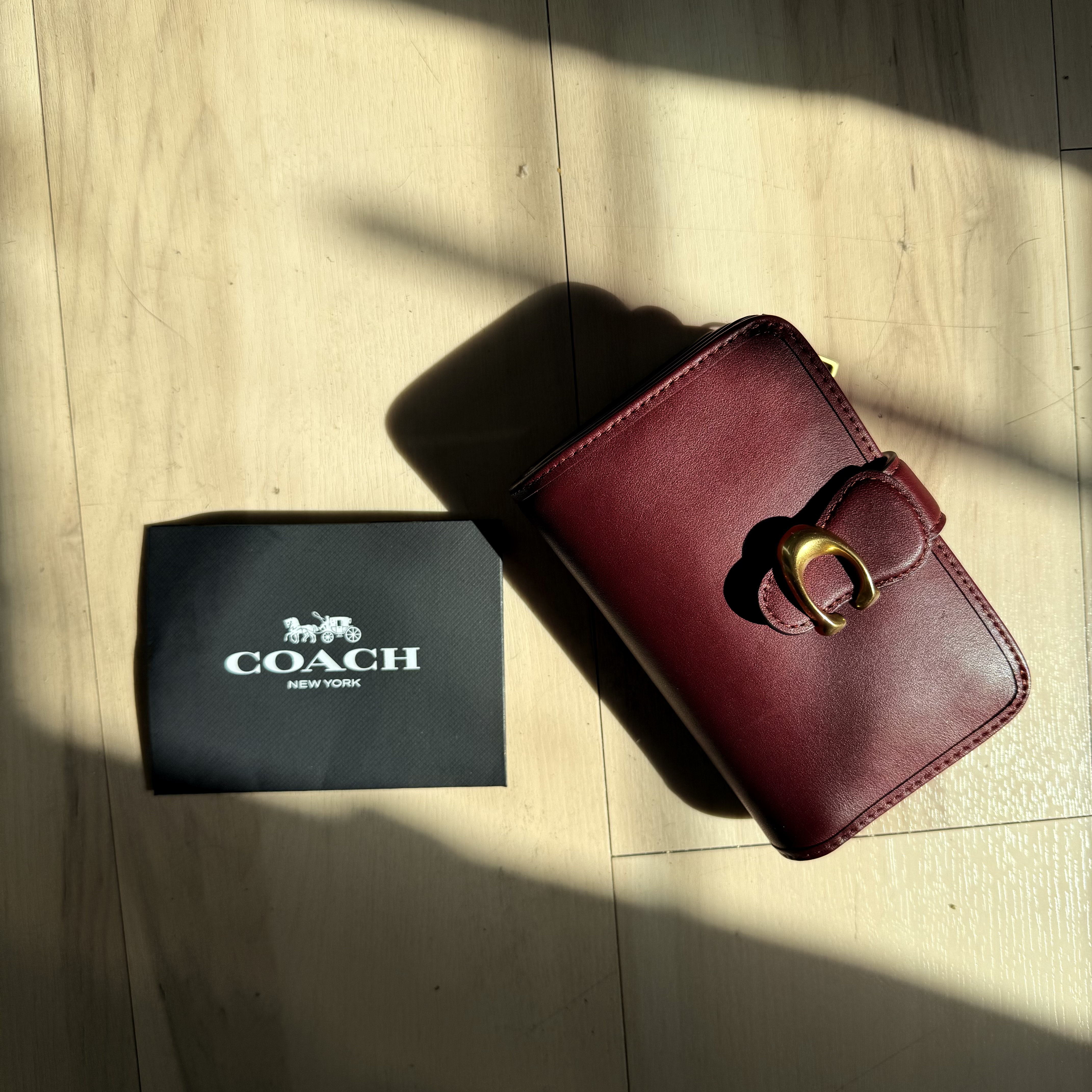 COACH® | Restored Tabby Medium Wallet In Signature Denim