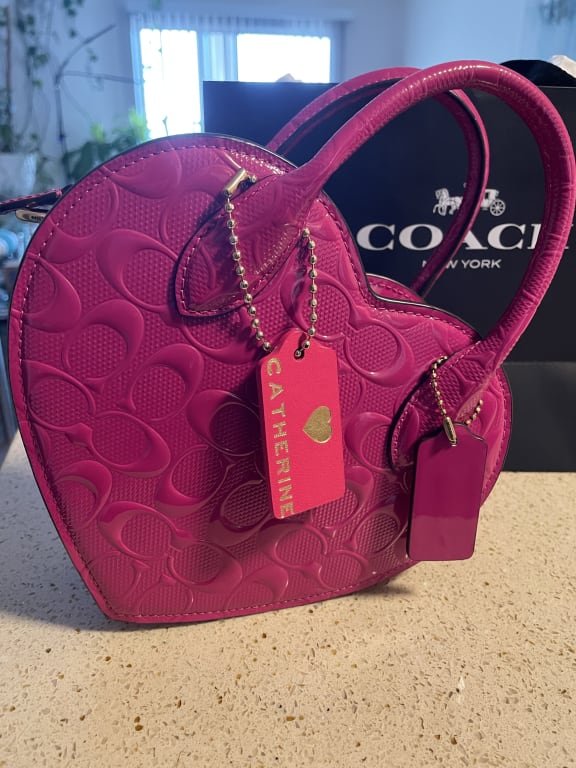 Coach heart bag online