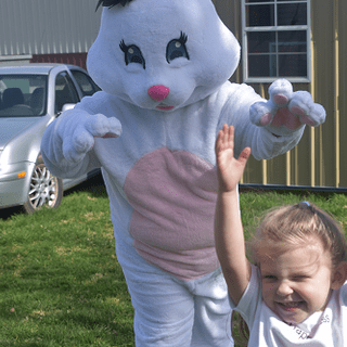 Women's Easter Bunny Costume with Vest & Carrot