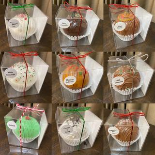 3 Medium Clear Favor Boxes - 24 Pc.