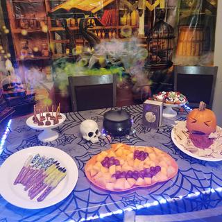 Witches Kitchen Backdrop Halloween Decoration 3 Pc Oriental Trading