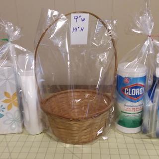 Large Clear Cellophane Bags Basket Bags Cello Bags 18x30 in