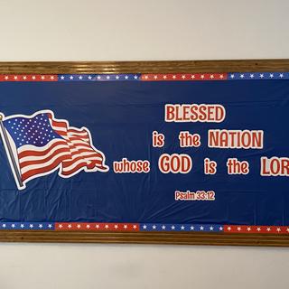 Patriotic Faith Bulletin Board Set - 71 Pc. | Oriental Trading