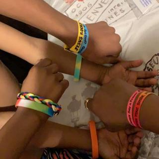 72 Bulk Count of Nylon “Jesus Loves Me” Friendship Bracelets for Churches Sunday School VBS Vacation Bible School