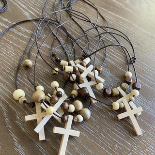 Bulk 100 Pc. DIY Unfinished Wood Cross Beads
