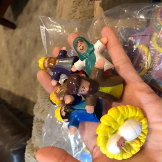 Rubber Figures "Nativity Finger Puppets" 6 Piece Set NEW Oriental Trading Co 
