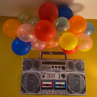 37 1/2 Awesome Retro Boom Box Cardboard Cutout Stand-Up