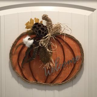 Pumpkin Wire Wreath Frame