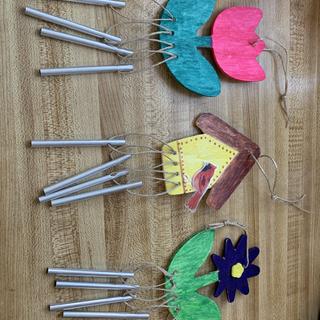 DIY Unfinished Wood Wind Chimes - 12 Pc.