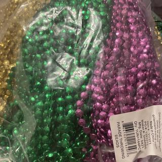 Mardi Gras Throw Beads, Qty 144