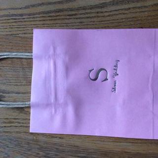 Hot Pink Medium Personalized Monogram Welcome Paper Gift Bags with