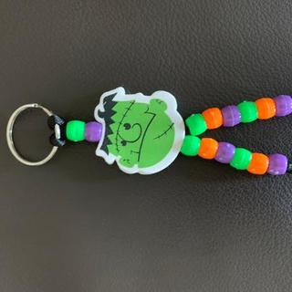 Bulk Halloween Beaded Keychain Craft Kit - Makes 50