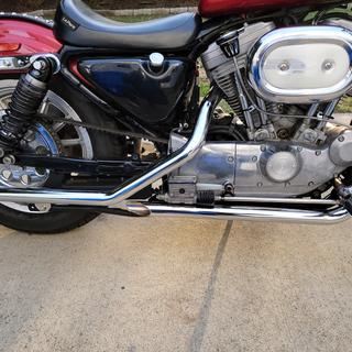 V-Factor Chrome Drag Pipes - 90002 Harley-Davidson Motorcycle