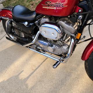 V-Factor Chrome Drag Pipes - 90002 Harley-Davidson Motorcycle