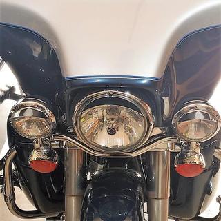 Drag Specialties 7 in. Chrome Headlight Visor - 2001-0368 Harley