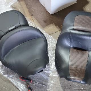 Mustang Seats Vintage Super Touring Seat w/Driver Backrest - 79556