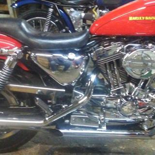 V-Factor Chrome Drag Pipes - 90002 Harley-Davidson Motorcycle