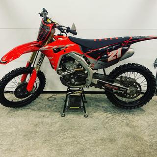 2012 Honda CRF450R Dirtbike - Miniature Collectible Toy (NOT A REAL  DIRTBIKE!) - New Ray 49383 - 1/6 Scale Motocross Motorcycle