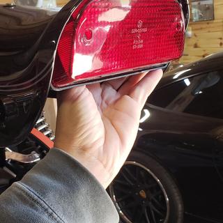 Drag Specialties Custom Fat Bob Taillight and Bracket Kit - DS