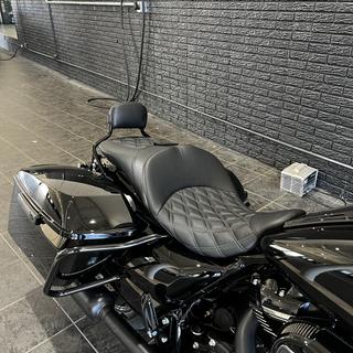 Danny Gray Black TourIST Diamond Stitch 2-Up Seat - FA-DGE-0325DIA