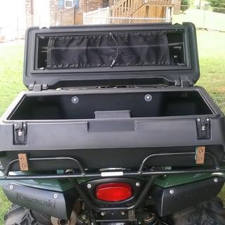 Kimpex Black Cargo Deluxe ATV Trunk w/Rails - 058467 - Dennis Kirk