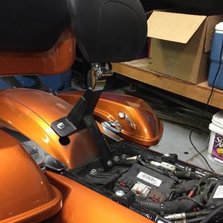 Mustang Seats Adjustable Smooth Driver Backrest - 79610 Harley