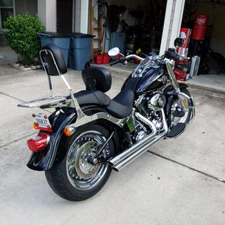 harley fat boy sissy bar